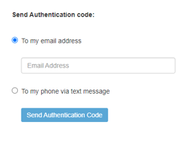 Screen shot of authentication dialog box