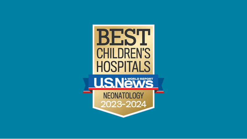 US News and World Report Best Children's Hospital Badge 2023-2024