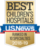 US News Best Childrens Hospital Logo