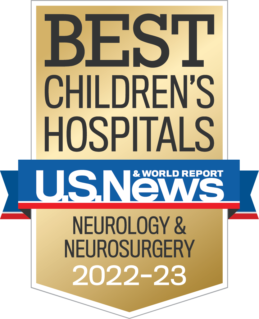 U.S. News and World Report Best Children's Hospitals 2023-2024 badge