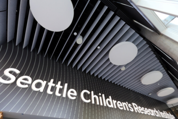 A sign that says Seattle Children's Research Institute