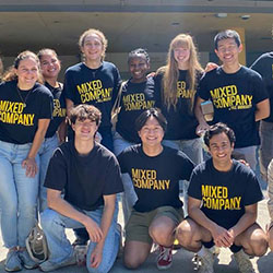 Students from Yale University volunteered their time and vocal skills to perform for patients, families and staff