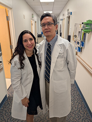Drs. Sihoun Hahn and Pamela Valentino