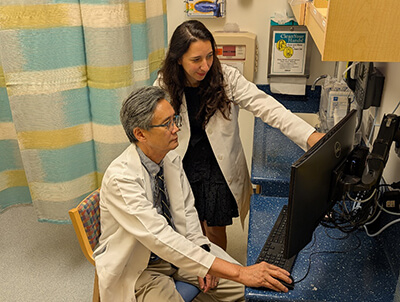 Drs. Sihoun Hahn and Pamela Valentino