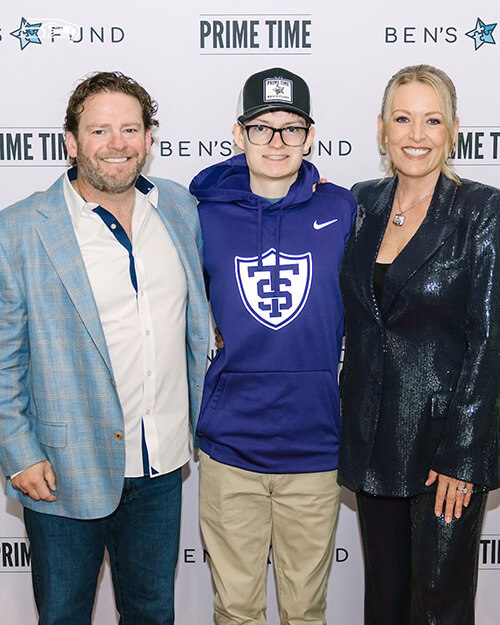 John Schneider, Ben Schneider and Traci Schneider