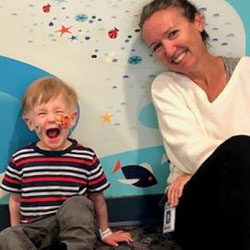 Henry Lawrence (left) with nurse coordinator, Shauna Sinclair