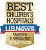 U.S. News & World Report Best Children's Hospitals Honor Roll Badge