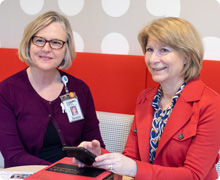 Debra Ridling and Susan Geiduschek Debra Ridling and Susan Geiduschek