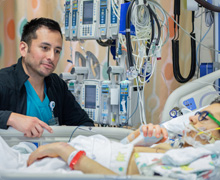 Hector Valdivia and patient Hector Valdivia and patient