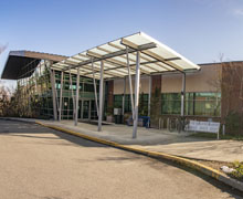 entrance of magnuson building