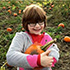 Sage in a pumpkin patch