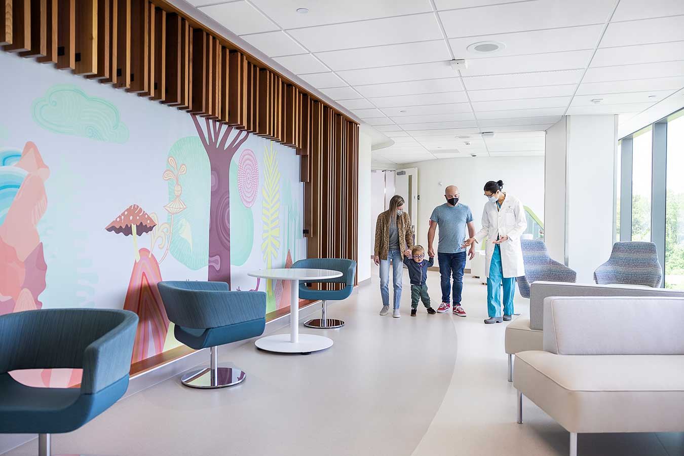 The interior of Forest B at Seattle Children's