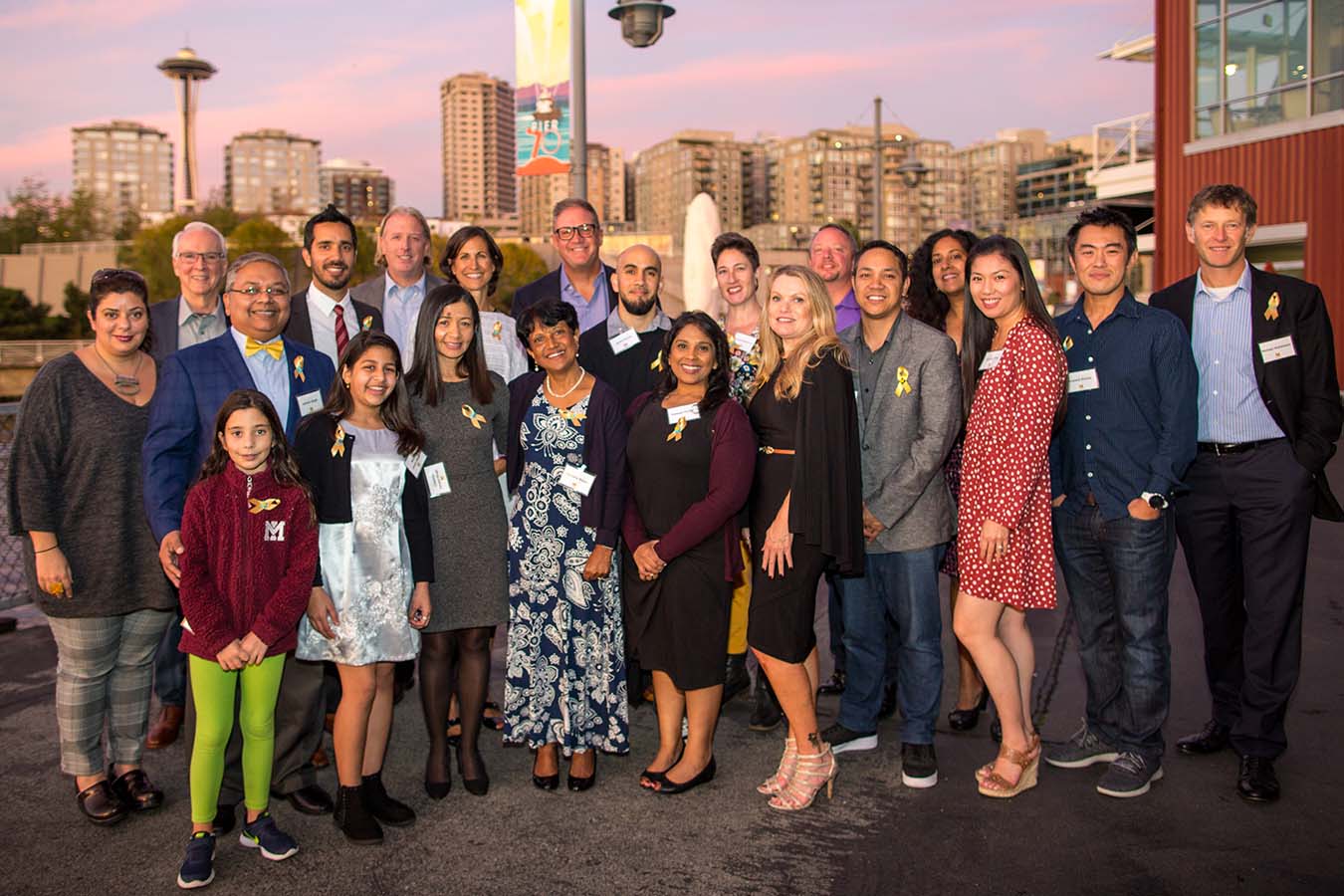 Members of a Seattle Children's guild pose for a group picture.