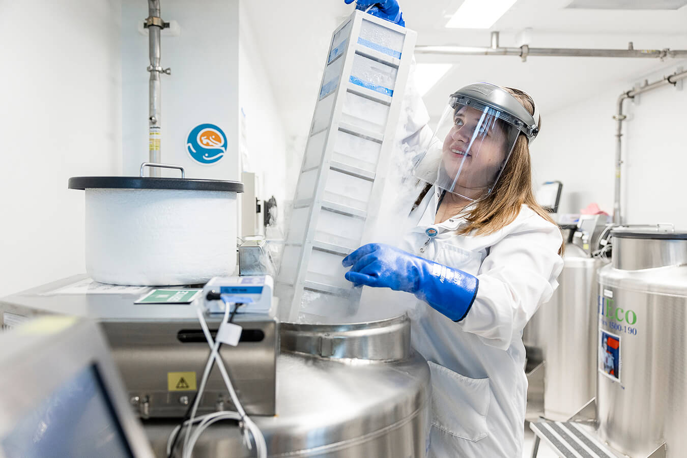 Scientist in lab