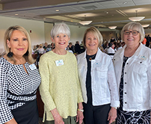 Kent Guild members pictured at their fashion show and luncheon fundraiser.