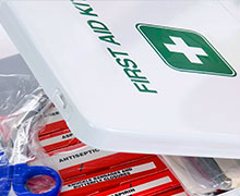 Open First Aid Kit