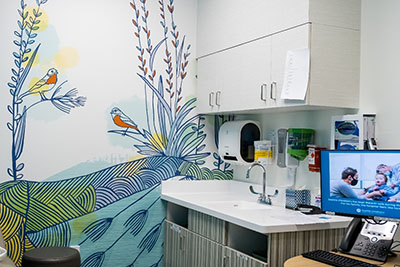 Exam room at Seattle Children's Tri-Cities Clinic