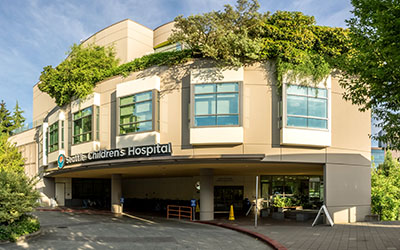Exterior view of Seattle Children's Hospital