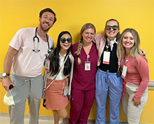 Resident events are a great time to socialize, laugh and relax Residents dressing up