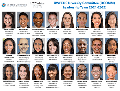 Diversity Committee Leaders, 2021-2022