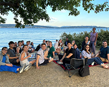 Resident events are a great time to socialize, laugh and relax Residents at Magnuson Park