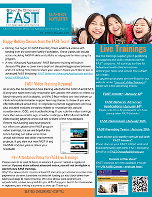 Cover of the December 2025 FAST Newsletter