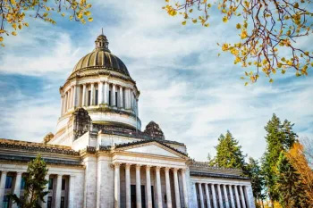 The Washington state capitol building
