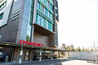 Seattle Children's Hospital Emergency Department exterior shot