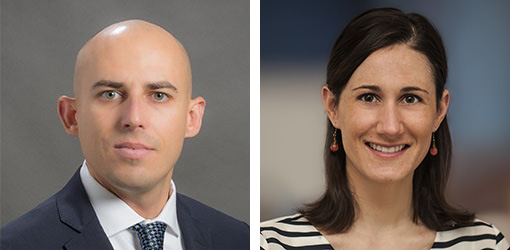 Dr. Mike Tretiakov (left) and Ann Hilmer