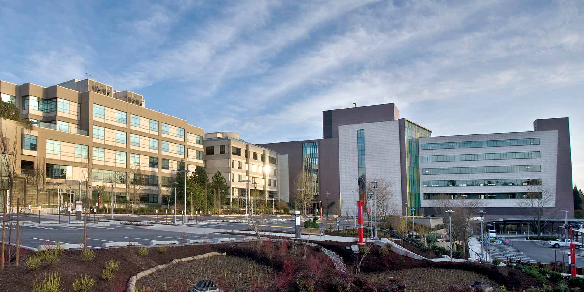 An exterior view of Seattle Children's Hospital