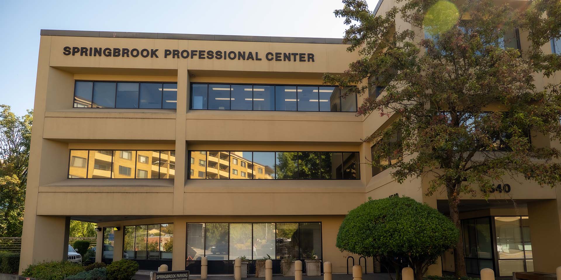 An exterior view of Springbrook Professional Center