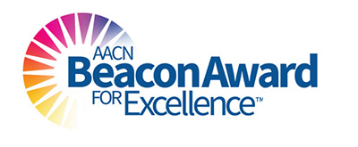 AACN's Beacon Award for Excellence, a national recognition that reflects Children's commitment to delivering the highest-quality patient care in an outstanding clinical environment.