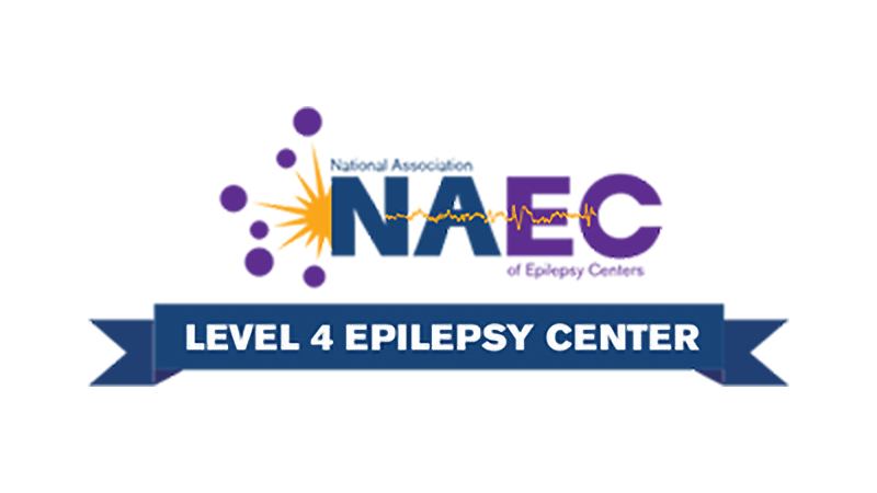 Graphic reads: National Association of Epilepsy Centers (NAEC); Level 4 Epilepsy Center