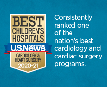 Consistently ranked among the nation's top cardiology and heart surgery programs, according to U.S. News & World Report.