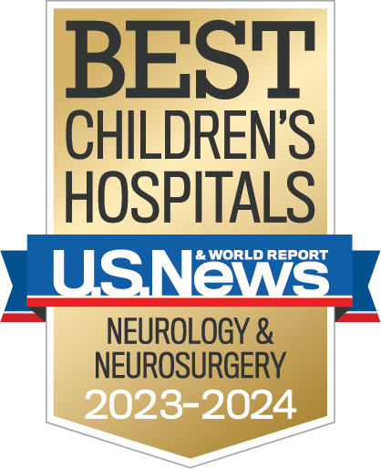 U.S. News and World Report Best Children's Hospitals Badge, Neurology and Neurosurgery, 2023-2024