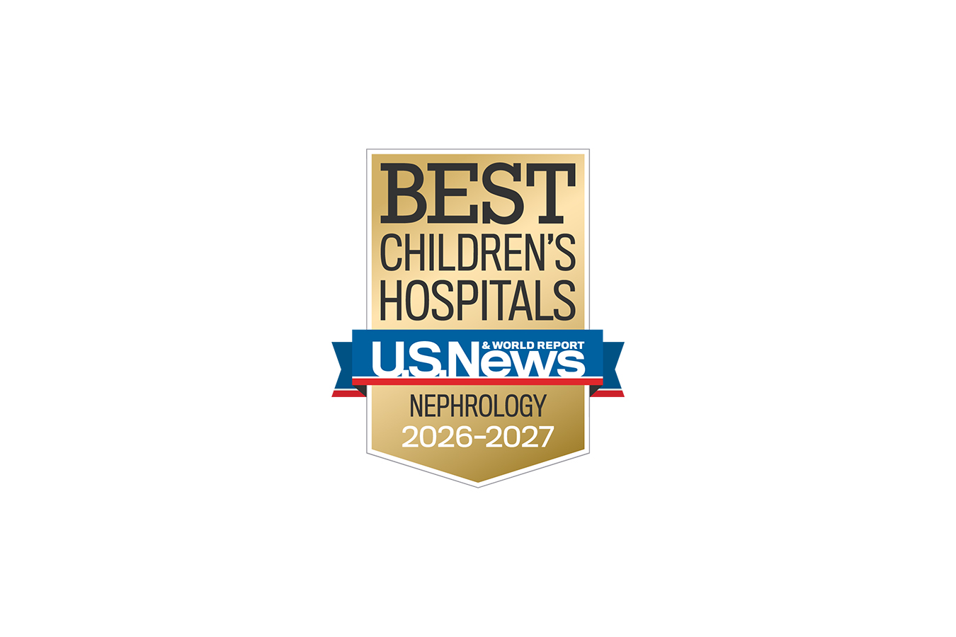 U.S. News and World Report Nephrology badge