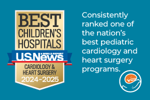 Consistently ranked one of the nation's best cardiology and cardiac surgery programs by U.S. News and World Report.