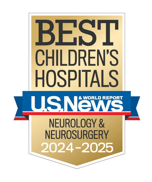 U.S. News and World Report Best Children's Hospitals 2024-2025 badge