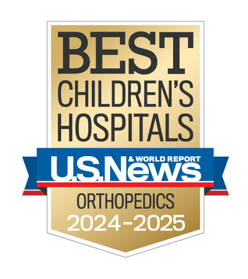 US News and World Report Best Children's Hospitals badge