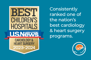 Consistently ranked one of the nation's best cardiology and heart surgery programs by US News