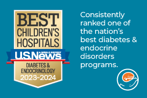 Consistently ranked one of the nation's best endocrinology and diabetes programs by U.S. News and World Report.