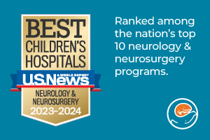 Badge that says Consistently ranked one of the nation's best neurology and neurosurgery programs.