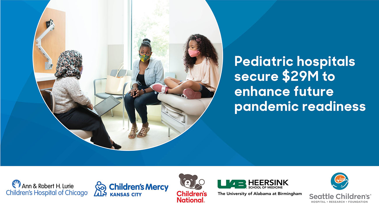 Pediatric hospitals secure $29 million to enhance future pandemic readiness