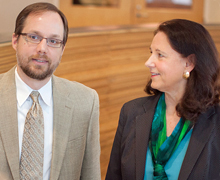 Brian Phillips and Dr. Elizabeth Aylward