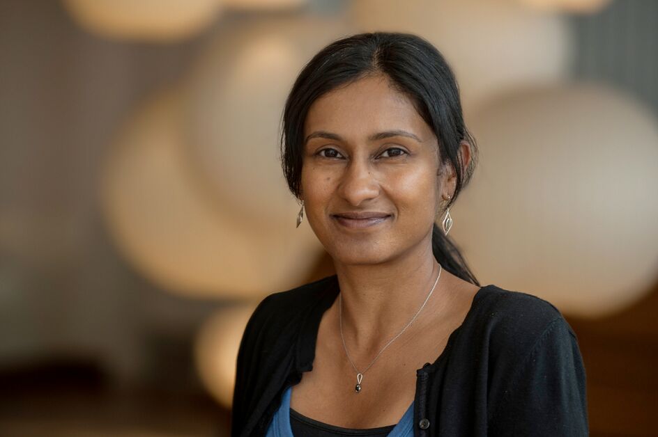 Dr. Sheela Sathyanarayana smiles at the camera