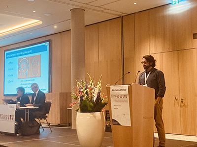 Nick Vitanza presenting at the biennial International Society of Neuro-Oncology (ISPNO) Symposium in Hamburg, Germany.