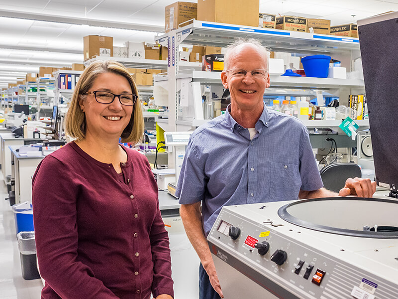 Dr. Jane Buckner of the Benaroya Research Institute at Virginia Mason and Dr. David Rawlings of Seattle Children’s Research Institute