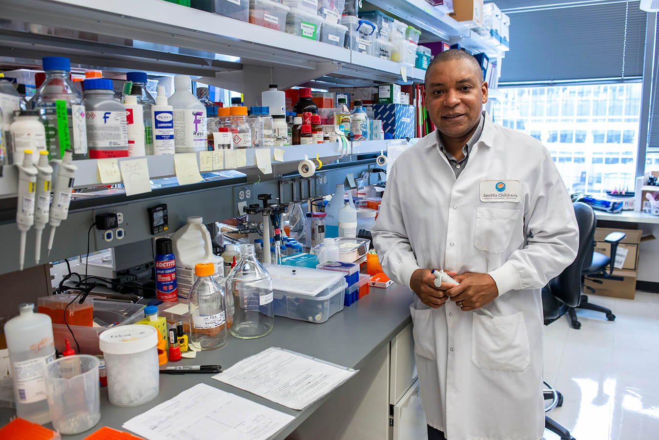 Seattle Children’s researcher Dr. Franck Kalume