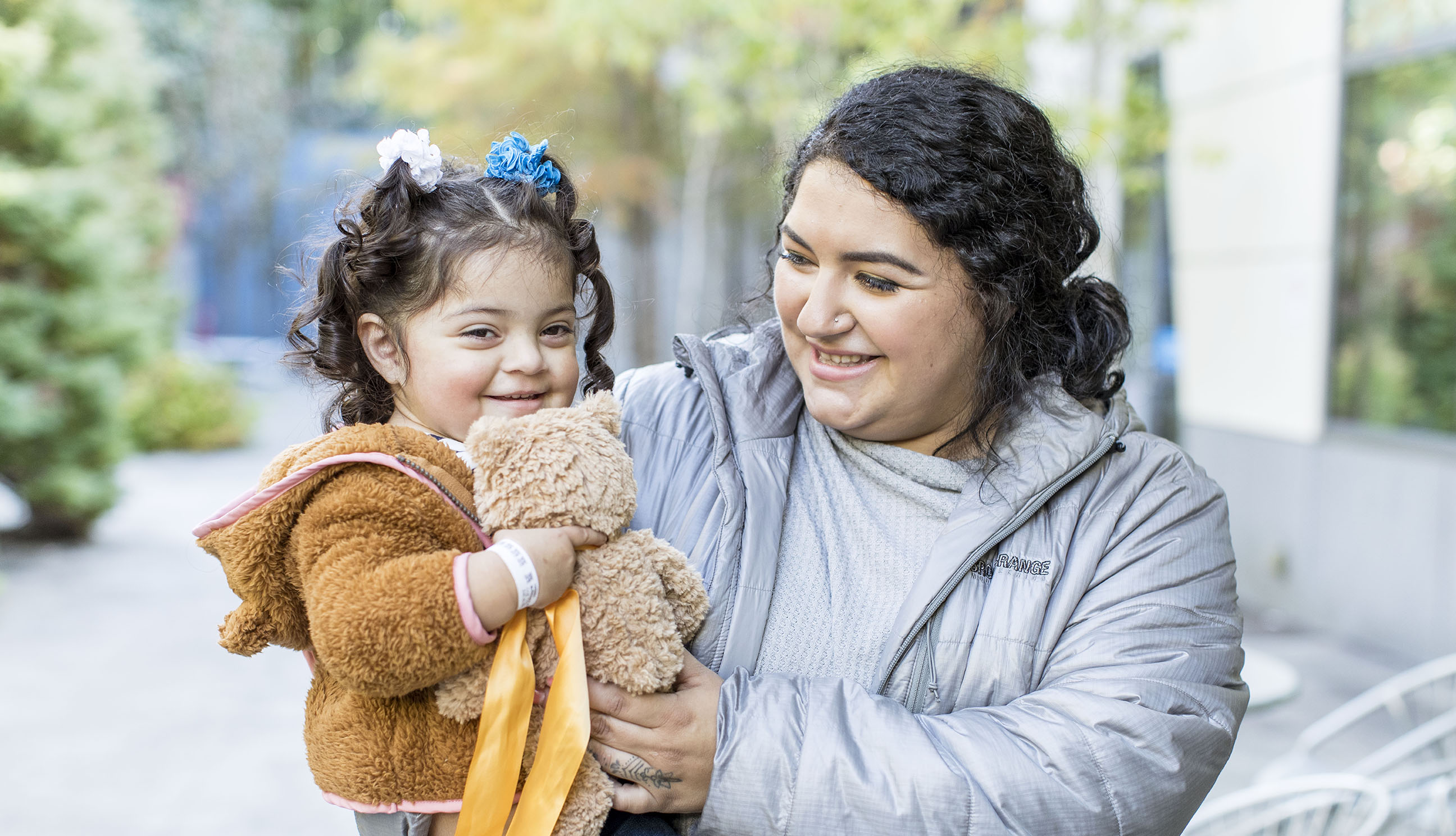 Aliyanna and her mother, Daisy
